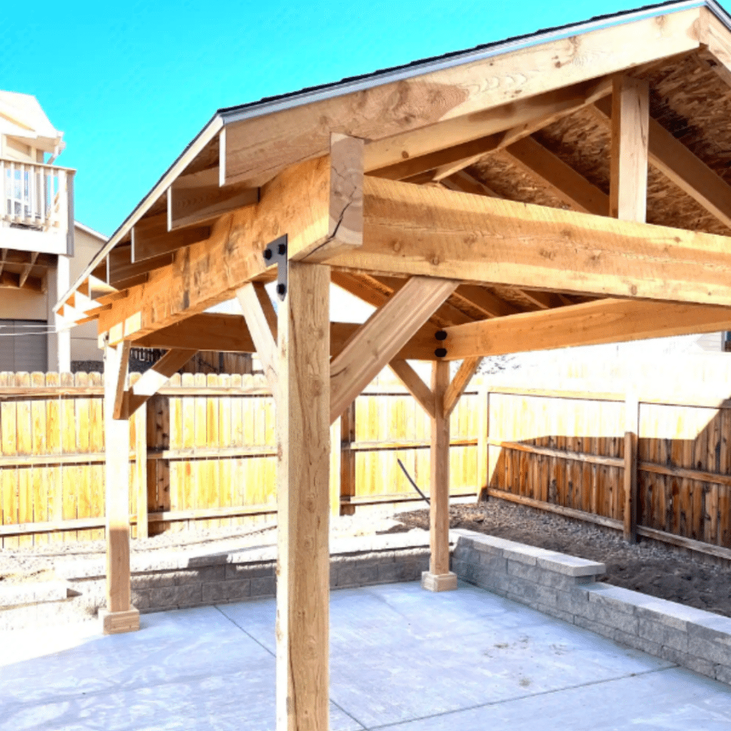 Pavilion-Footprint Decks and Design- We proudly serves Colorado Springs, Monument, Castlerock, Denver, Peyton, and Black Forrest.