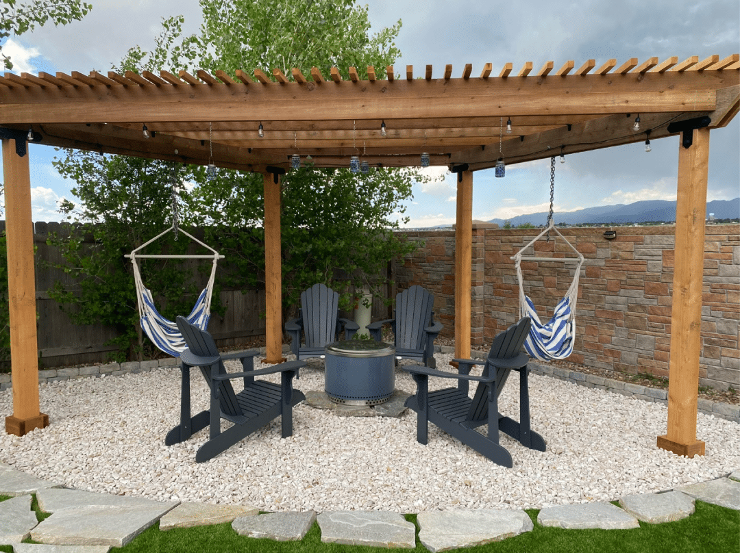 Difference between a pergola and a pavilion-Footprint Decks and Design- We proudly serves Colorado Springs, Monument, Castlerock, Denver, Peyton, and Black Forrest.