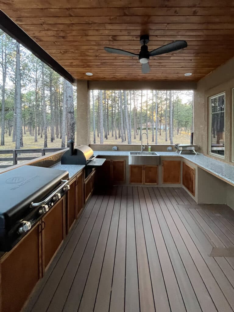 Outdoor Kitchen Winter-Ready 