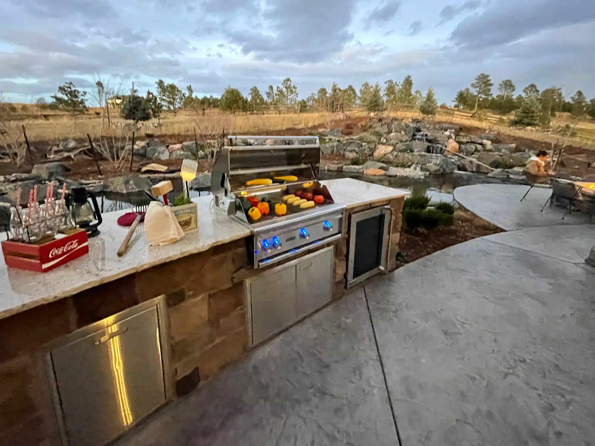 Outdoor Kitchens Parade of Homes- Footprint Decks and Design proudly serves Colorado Springs, Monument, Castlerock, Denver, Peyton, and Black Forrest.