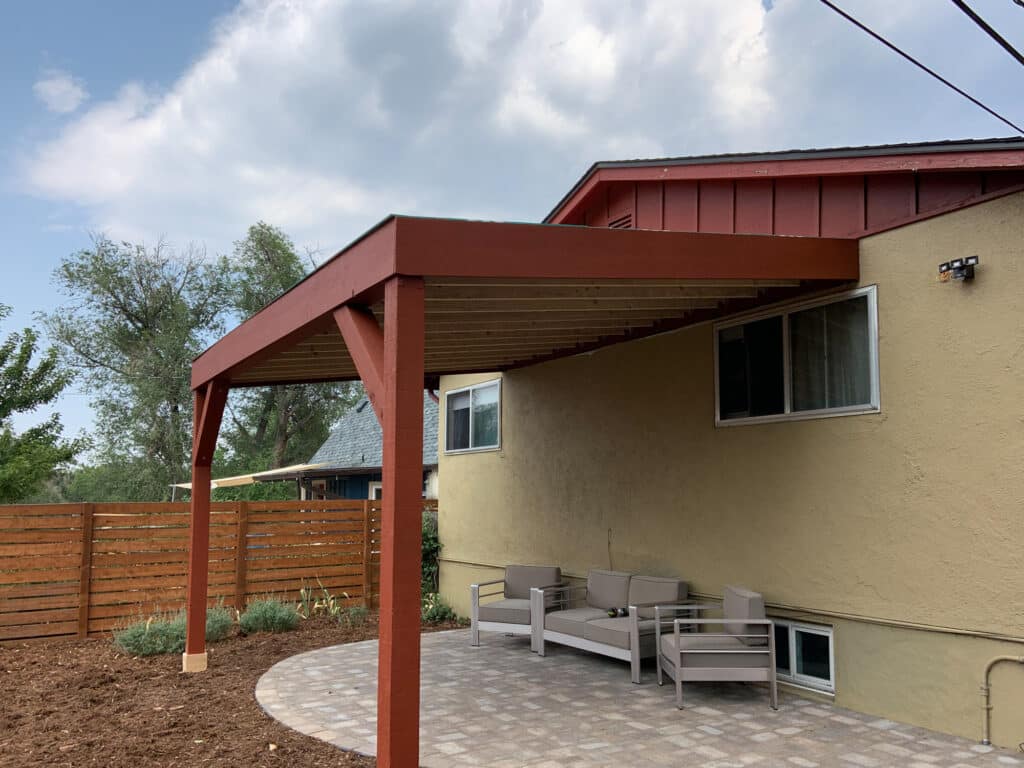 Pavilion Patio Cover- Footprint Decks and Design proudly serves Colorado Springs, Monument, Castlerock, Denver, Peyton, and Black Forrest.