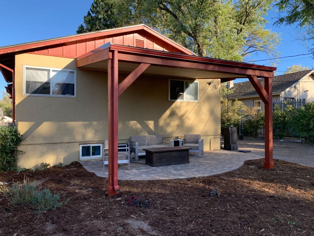 Pavilion Patio Cover- Footprint Decks and Design proudly serves Colorado Springs, Monument, Castlerock, Denver, Peyton, and Black Forrest.