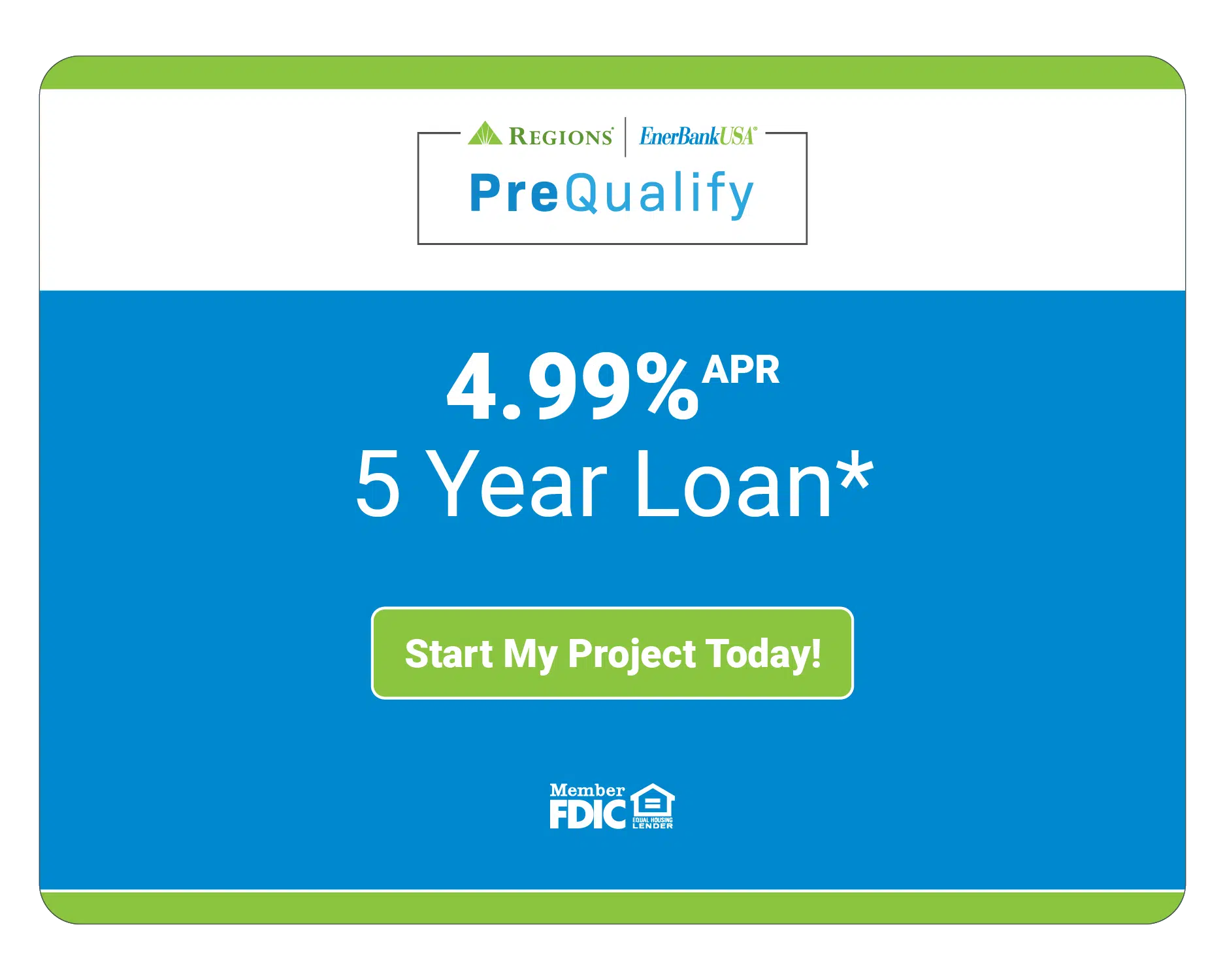 Financing your home project for 5 years - Footprint Decks and Design proudly serves Colorado Springs, Monument, Castlerock, Denver, Peyton, and Black Forrest.