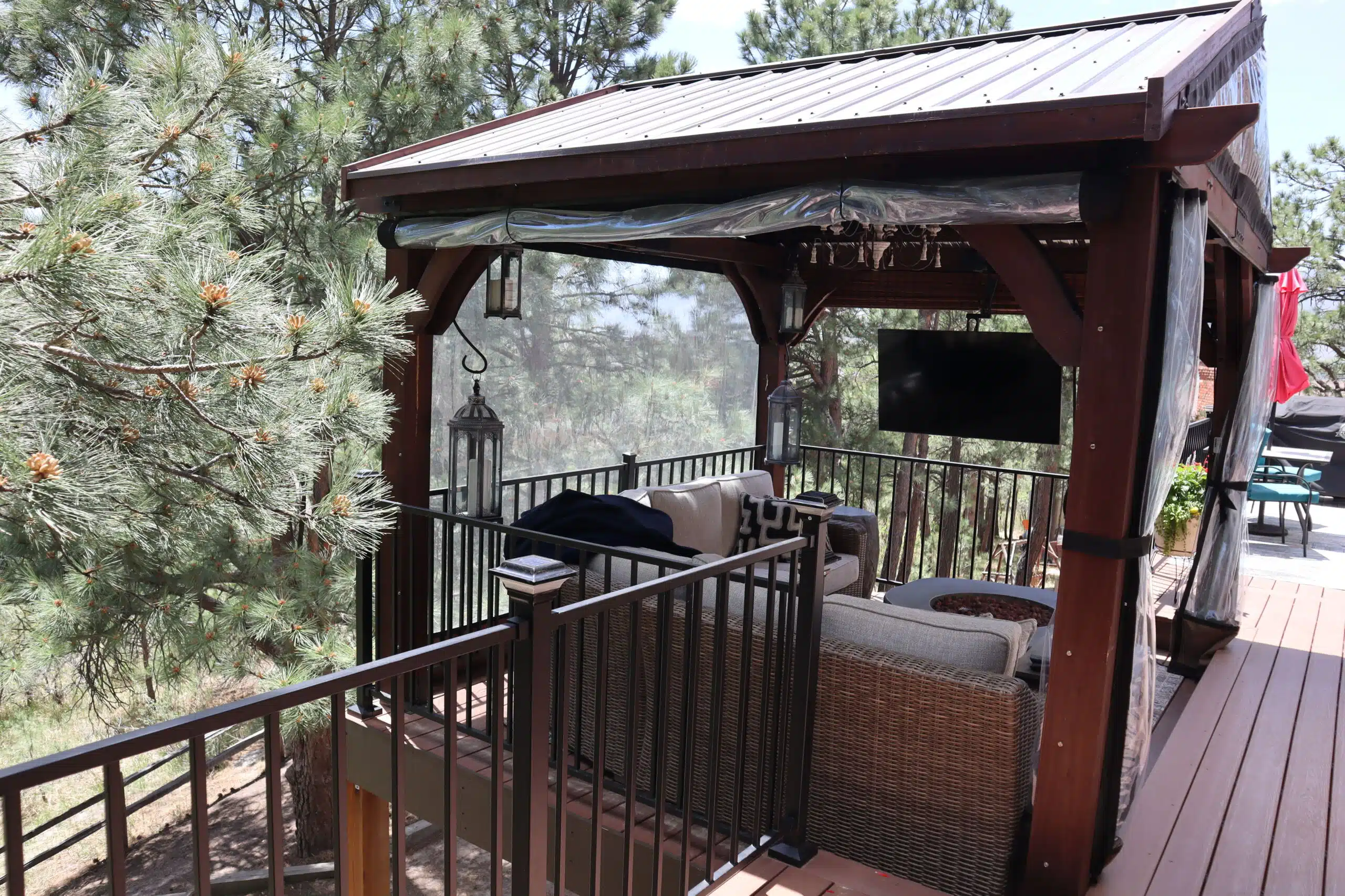 Winterized Deck Pavilion - Footprint Decks and Design proudly serves Colorado Springs, Monument, Castlerock, Denver, Peyton, and Black Forrest.