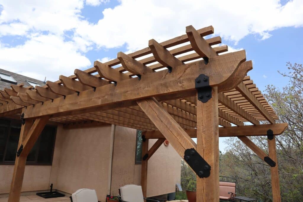 Custom Built Pergolas - Footprint Decks and Design proudly serves Colorado Springs, Monument, Castlerock, Denver, Peyton, and Black Forrest.