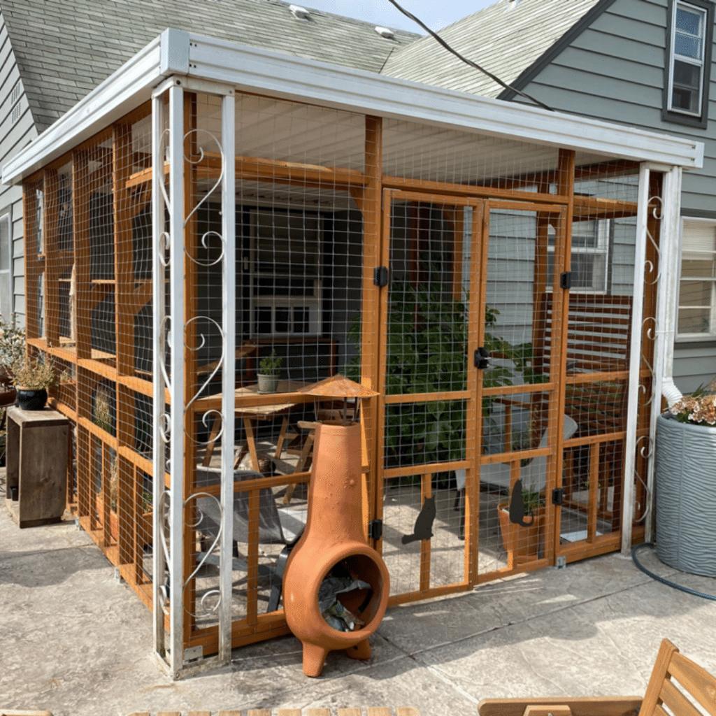 Cat Condo - Footprint Decks and Design proudly serves Colorado Springs, Monument, Castlerock, Denver, Peyton, and Black Forrest.