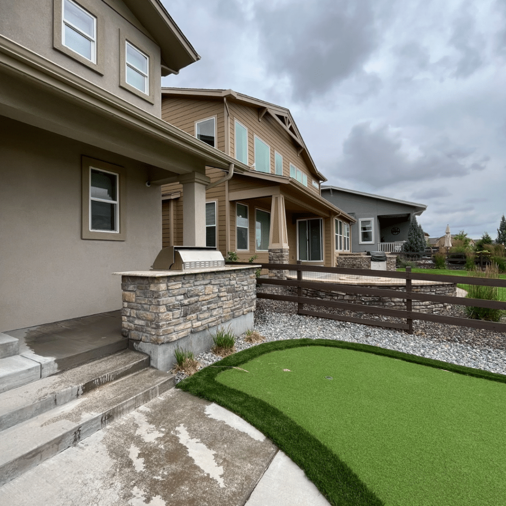 Custom Built Outdoor Kitchen - Footprint Decks and Design proudly serves Colorado Springs, Monument, Castlerock, Denver, Peyton, and Black Forrest.