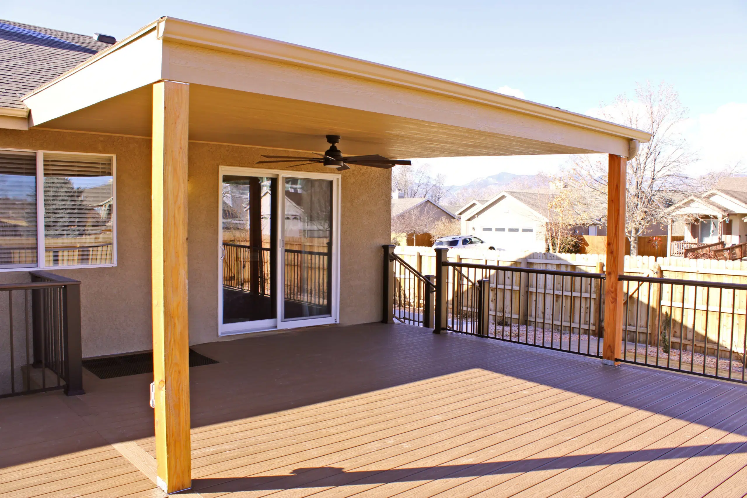 Patio Cover Black Forest Service Area - Footprint Decks and Design